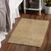 Artichoke With Natural Jute Chevron Hand-Loomed Rug 2X3 Ft