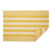 Honey Gold Cabana Stripe Recycled Yarn Rug 2X3 Ft