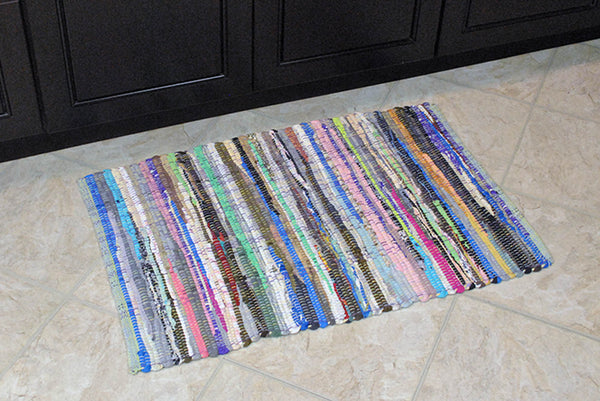 Multi Color Rag Rug 4X6 Ft – Welcome Home by DII