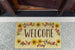 Welcome Sunflower Vine Doormat