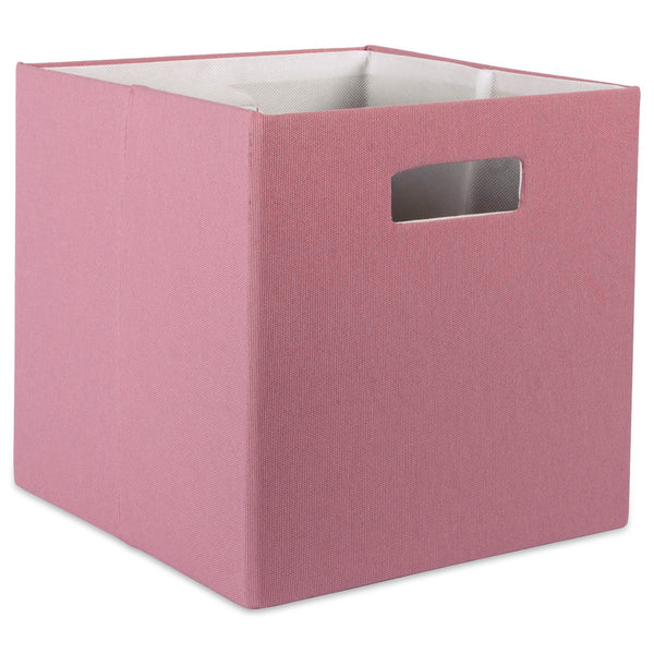 Polyester Cube Solid Rose Square 11 x 11 x 11