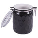 Black Honeycomb Canister With Clamp Lock Lid Set