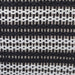Basketweave Black/White Rectangle Medium Paper Bin