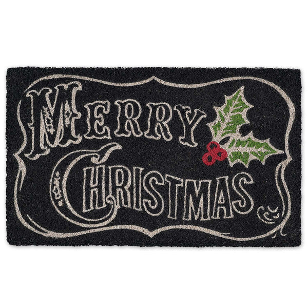 Merry Xmas Chalkboard Doormat