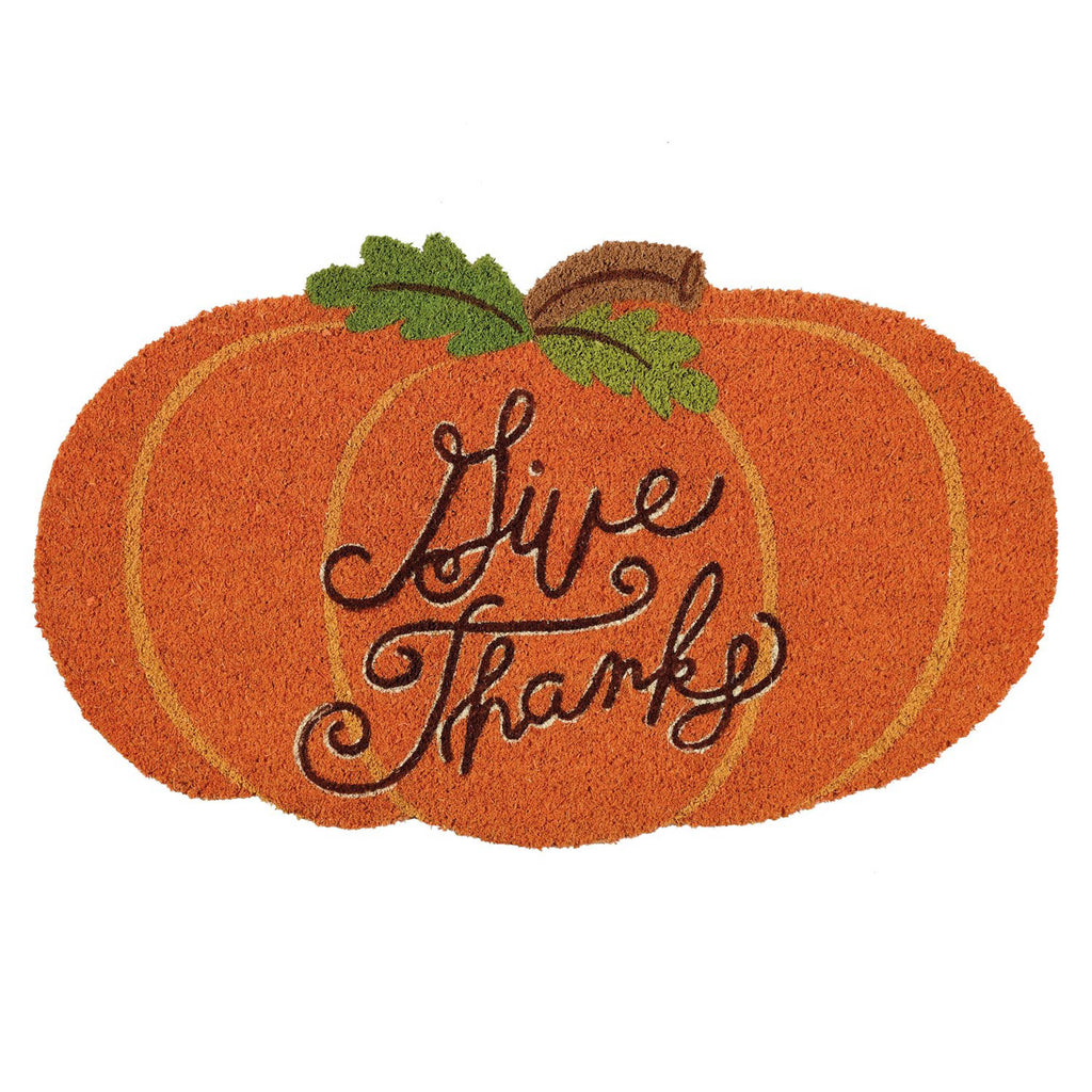 Give Thanks Pumpkin Doormat
