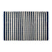 Navy Braided Stripe Rug 2x3ft