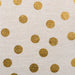 Polyester Bin Dots Gold Round Large