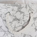 Marble White Round Medium Polyester Bin