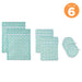 Aqua Lattice Set F Mesh Laundry Bag Set of 6