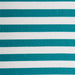 Polyester Cube Pinstripe Teal Square 13 x 13 x 13
