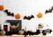 Bat And Pumpkin Garland