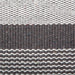 Gray Cabana Stripe Recycled Yarn Rug 2X3 Ft