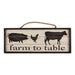 Farmhouse Farm To Table Sign