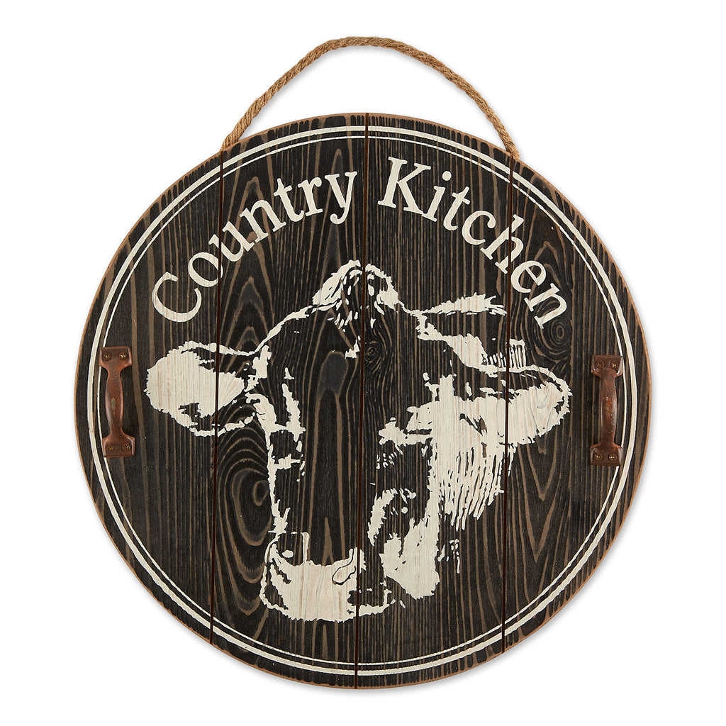Farmhouse Cow Country Kitchen Sign
