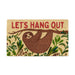 Hang Out Sloth Doormat