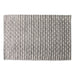 Mineral Gray Recycled Cotton Loop Rug 2X3 Ft