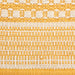 Honey Gold Dobby Stripe Hand-Loomed Rug 2X3 Ft