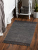 Mineral & Off White 2-Tone Ribbed Rug 2X3 Ft