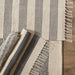 Gray Combo Stripe Hand-Loomed Rug 2X3 Ft