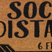 Social Distance 6Ft Doormat