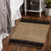 Black With Natural Jute Stripes Hand-Loomed Rug 2X3 Ft