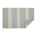 Stonewash Blue Variegated Stripe Recycled Yarn Rug 2X3 Ft set of 2