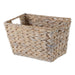 White Wash Hyacinth Basket Set of 3