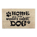 World's Cutest Dog Doormat