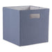 Polyester Cube Solid Stonewash Blue Square 13 x 13 x 13