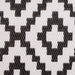 Black & White Mesa Outdoor Rug 4X6 Ft