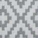 Gray & White Mesa Outdoor Rug 4X6 Ft