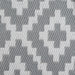 Gray & White Mesa Outdoor Rug 4X6 Ft