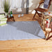 French Blue Diamond Outdoor Rug 4X6 Ft