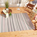 Natural Multi Tone Stripe Outdoor Rug 4X6 Ft