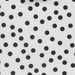 Nonwoven Polyester Cube Small Dots White/Black Square 11 x 11 x 11 Set of 2
