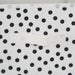 Nonwoven Polyester Cube Small Dots White/Black Square 11 x 11 x 11 Set of 4