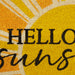Yellow Hello Sunshine Doormat