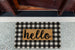 Checkers Hello Doormat