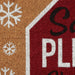 Santa Please Stop Sign Doormat