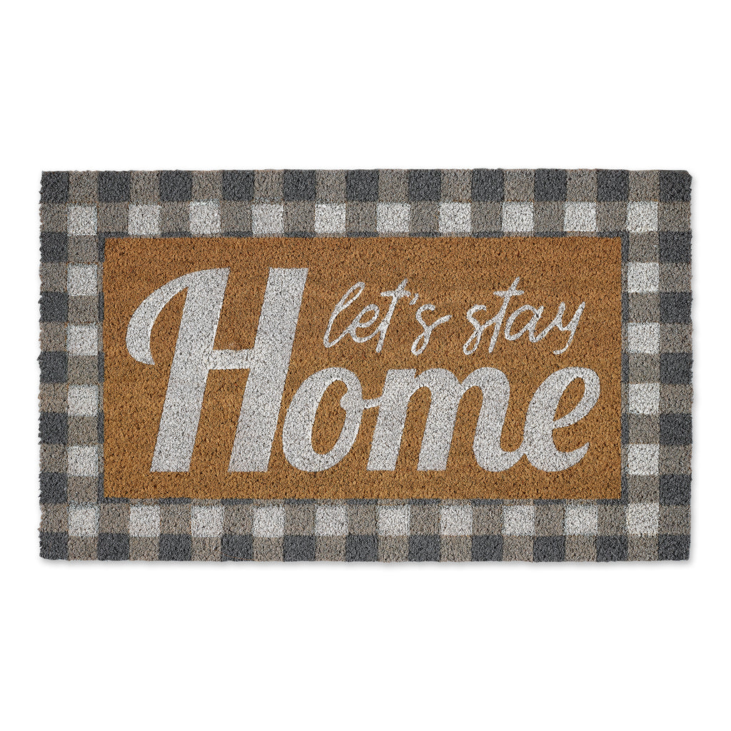 Let's Stay Home Doormat