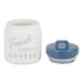 Blue Ceramic Jar Canister