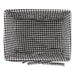 Small Antique White Chicken Wire Black & White Gingham Check Liner Basket