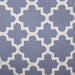 Lattice Stonewash Blue Rectangle Medium Polyester Bin