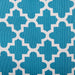 Lattice Storm Blue Rectangle Medium Polyester Bin