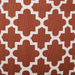 Lattice Cinnamon Rectangle Medium Polyester Bin