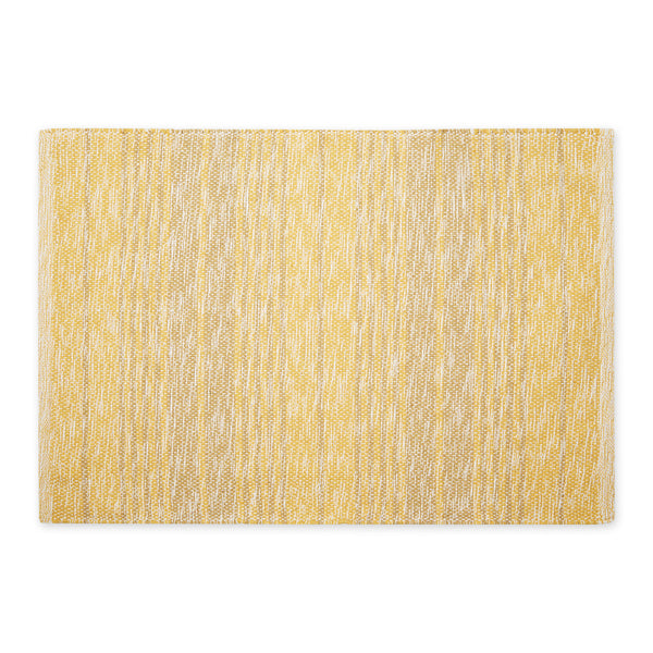 Variegated Honey Gold Recycled Yarn Rug 2X3 Ft