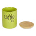 Avocado Coffee/Sugar/Tea Ceramic Canister Set