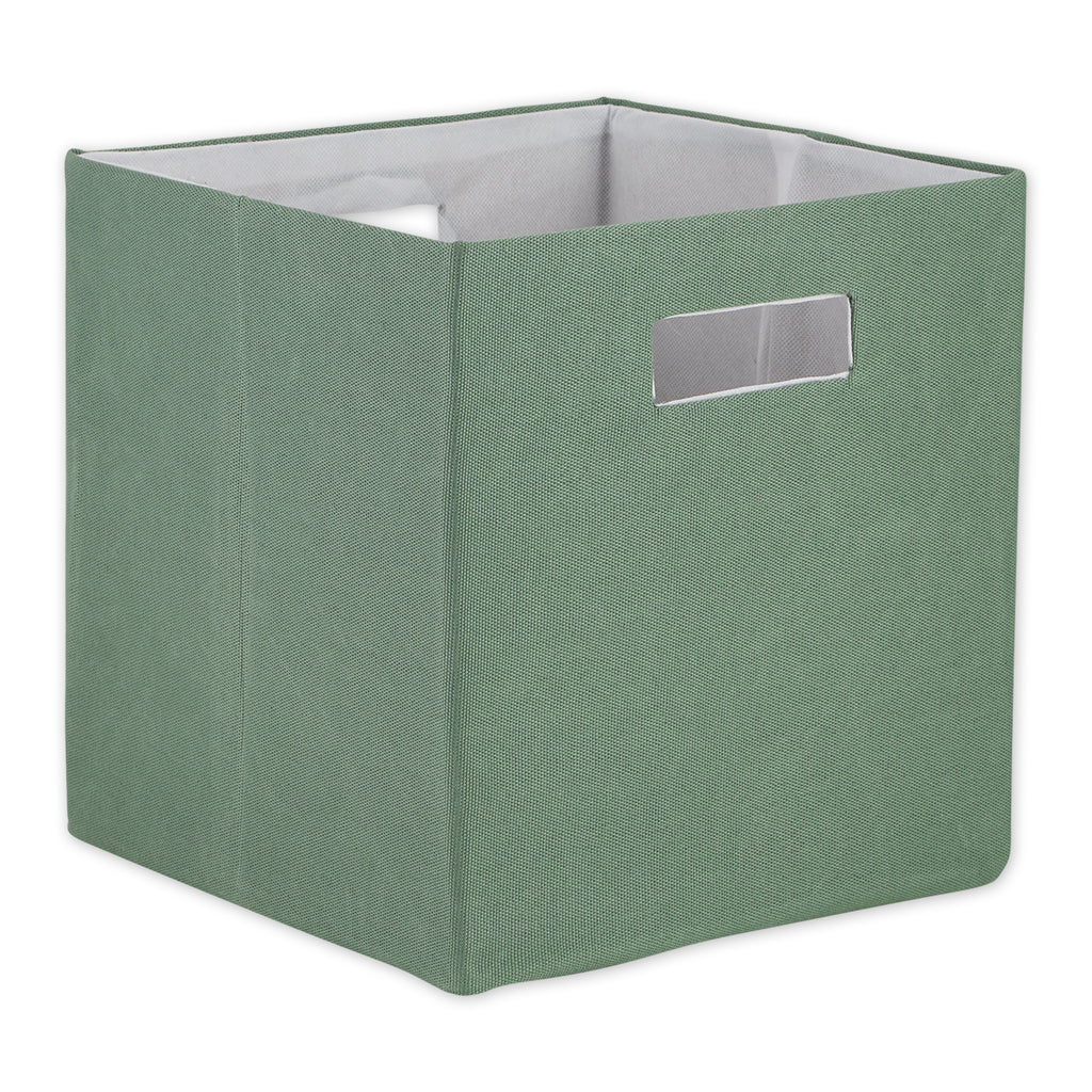 Polyester Cube Solid Artichoke Square 13 x 13 x 13