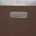 Polyester Cube Solid Bark Brown Square 11 x 11 x 11