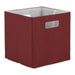 Polyester Cube Solid Barn Red Square 13 x 13 x 13